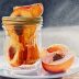 Orchard house peaches :made in Canada 30x45, acrylic , 2025